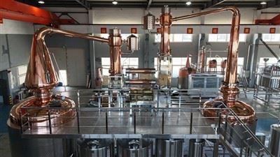 6000L a 3600L Single Salt Whisky Double Pot STILL KONTRECKE SYSTÉM